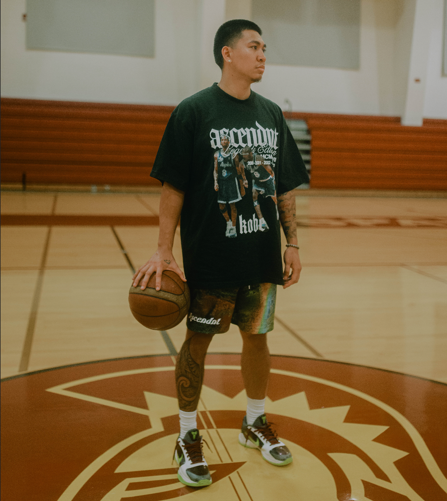 Black Ascendnt Kobe Bryant Legacy Oversized Tee