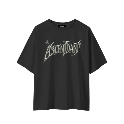 Black Ascendnt Logo Crop Top