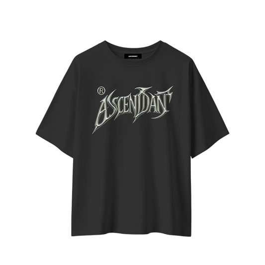 Black Ascendnt Logo Crop Top