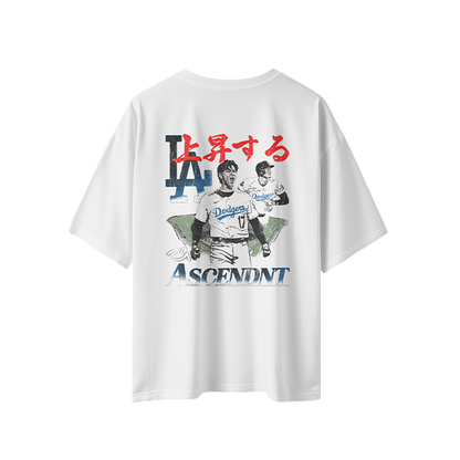 White Ascendnt Shohei Oversized Tee