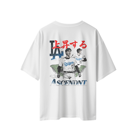 White Ascendnt Shohei Oversized Tee