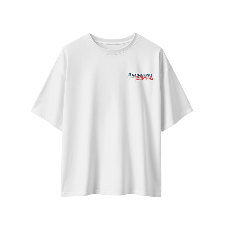 White Ascendnt Shohei Oversized Tee