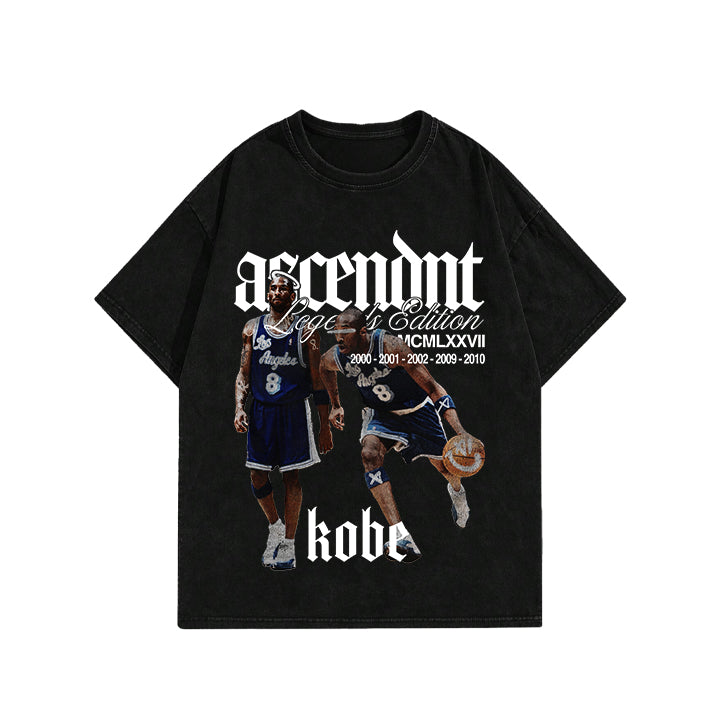 Black Ascendnt Kobe Bryant Legacy Oversized Tee